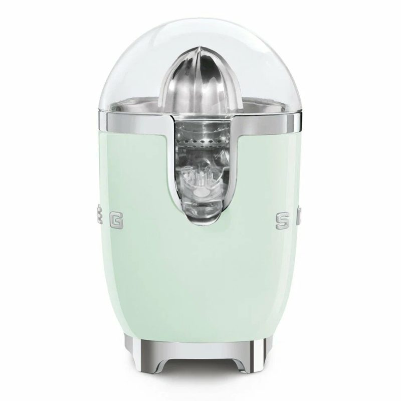 Соковыжималка Smeg CJF11PGEU пастельный зеленый для цитрусовых, нержавеющая сталь, 1 л