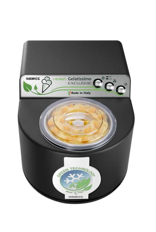 Бытовая компрессорная мороженица NEMOX, серия I-green GELATISSIMO Exclusive BLACK(черная)