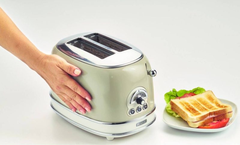 Тостер Ariete Vintage 155/03 с щипцами (бежевый)