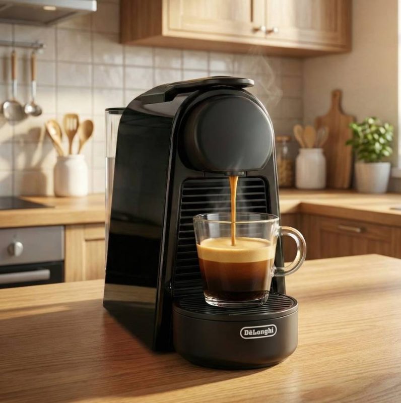 Капсульная кофемашина De'Longhi Essenza Mini EN 85 B (чёрная)