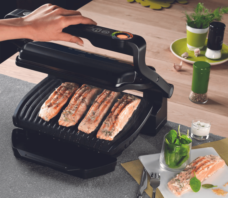Умный контактный электрогриль Tefal Optigrill+ GC712834 Black