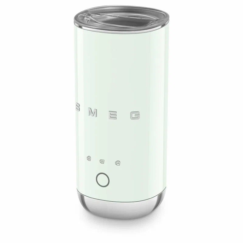 Вспениватель молока Smeg MFF02PGEU, мощность 500 Вт, для коллекции 50-х, пастельный зелёный