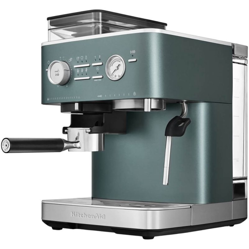 Полуавтоматическая эспрессо-машина KitchenAid темно-зеленый 5KES6551EJP