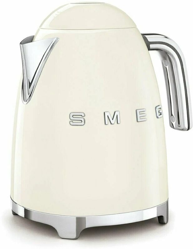 Чайник Smeg KLF03CREU, кремовый, 1.7л, мощность 2400Вт, двухслойный