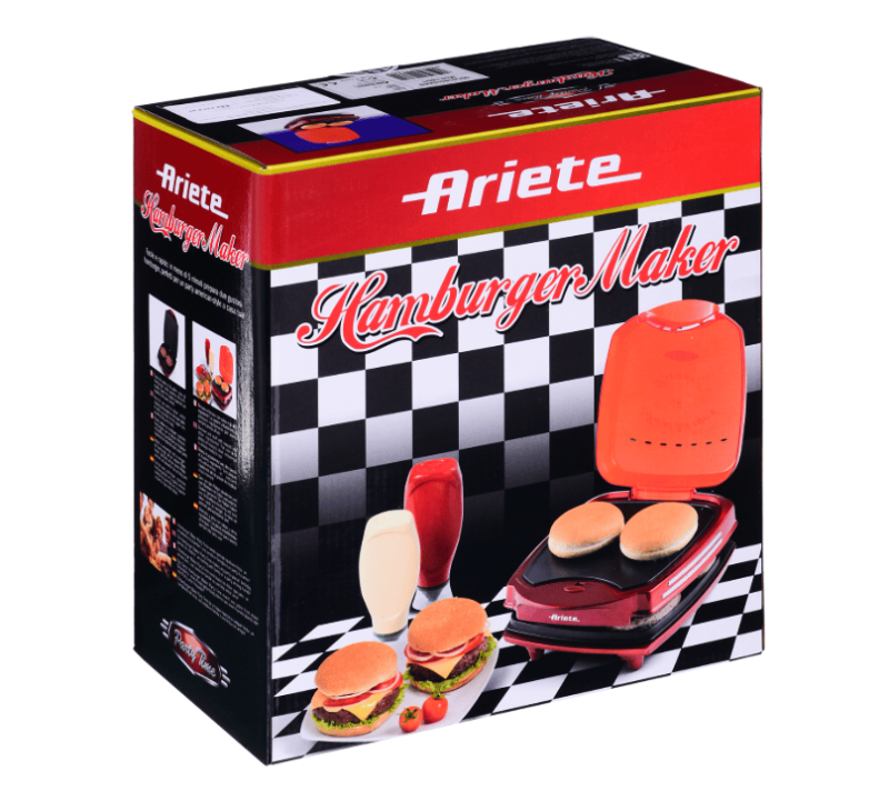 Прибор для приготовления гамбургеров Ariete Party Time 185 (Красный)