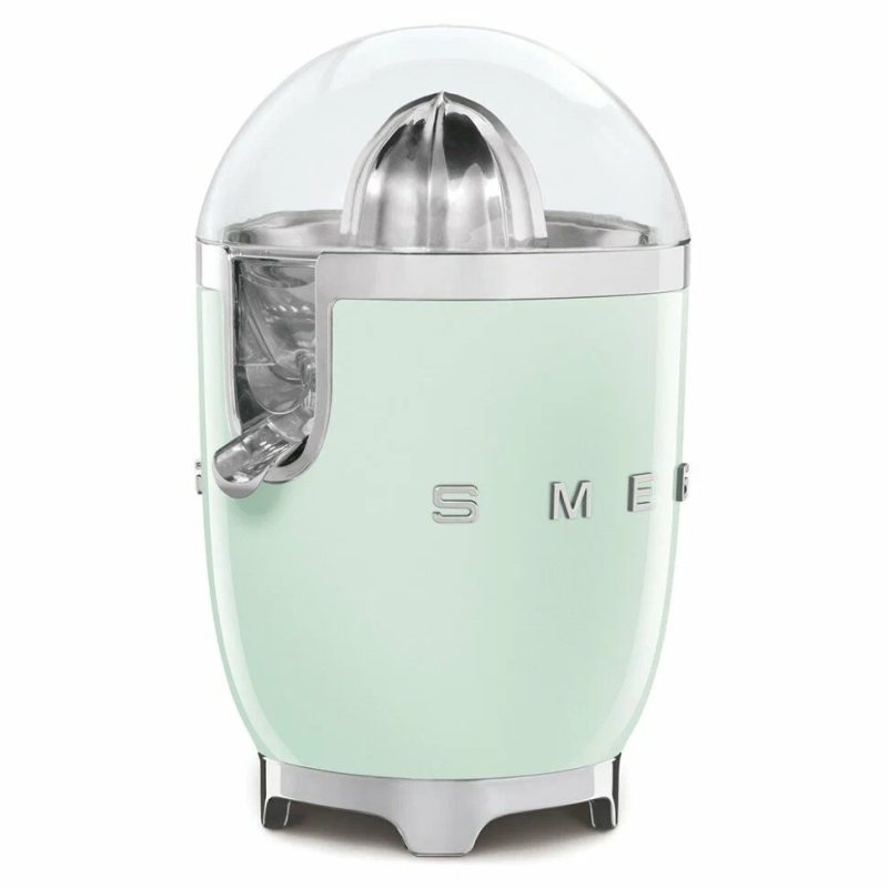 Соковыжималка Smeg CJF11PGEU пастельный зеленый для цитрусовых, нержавеющая сталь, 1 л