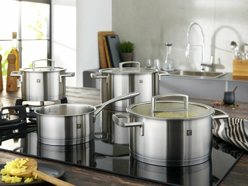 Набор посуды из 5-ти предметов Zwilling Essence, нержавеющая сталь 18/10, 66220-002