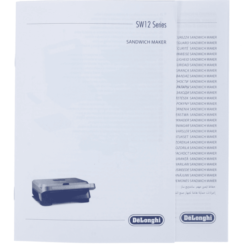 Вафельница De'Longhi MultiGrill Easy SW12C.BK