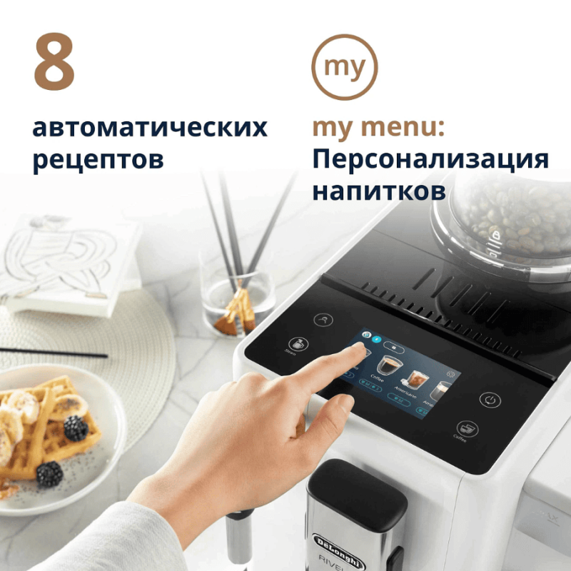 Кофемашина De'Longhi Rivelia EXAM 440.35.W