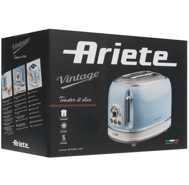 Тостер Ariete Vintage 155/15 (Голубой)
