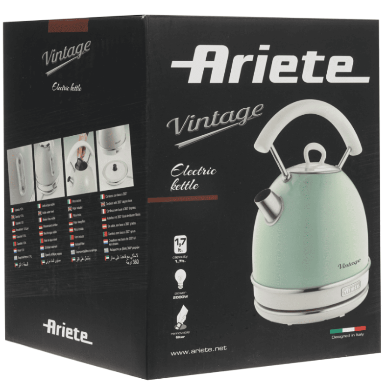 Электрический чайник Ariete Vintage 2877/04 (Зеленый)