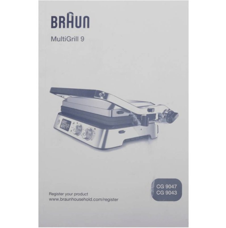 Электрогриль Braun MultiGrill 9 CG9047