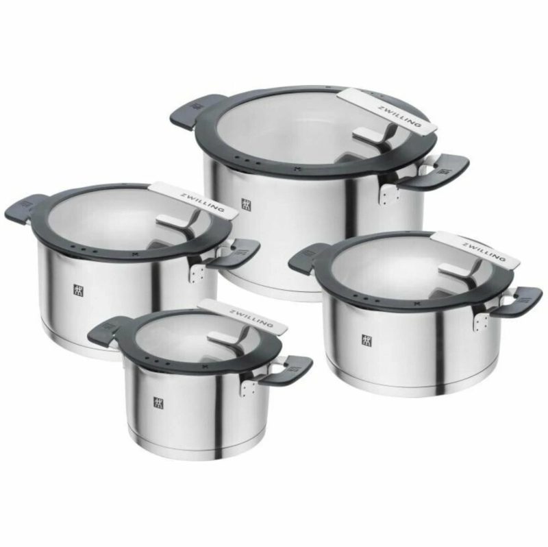 Набор кастрюль Zwilling Simplify 4 предметов + 4 крышки, нержавеющая сталь 66870-004-0