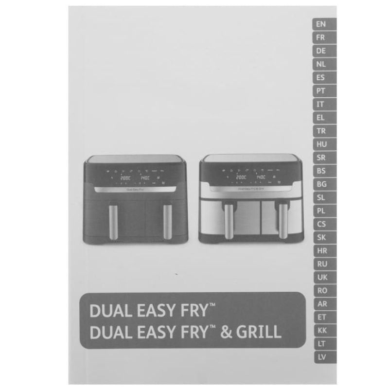 Аэрогриль Tefal Dual Easy Fry & Grill 8,3 л EY905D10