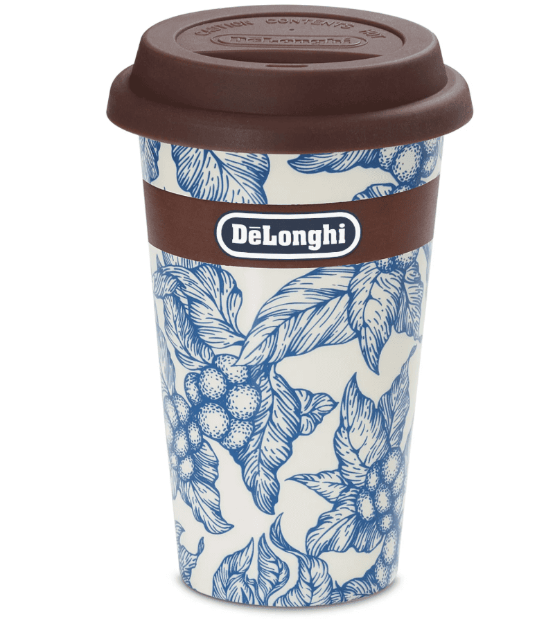 Термокружка De'Longhi DLSC064 Blue Flower (300 мл)