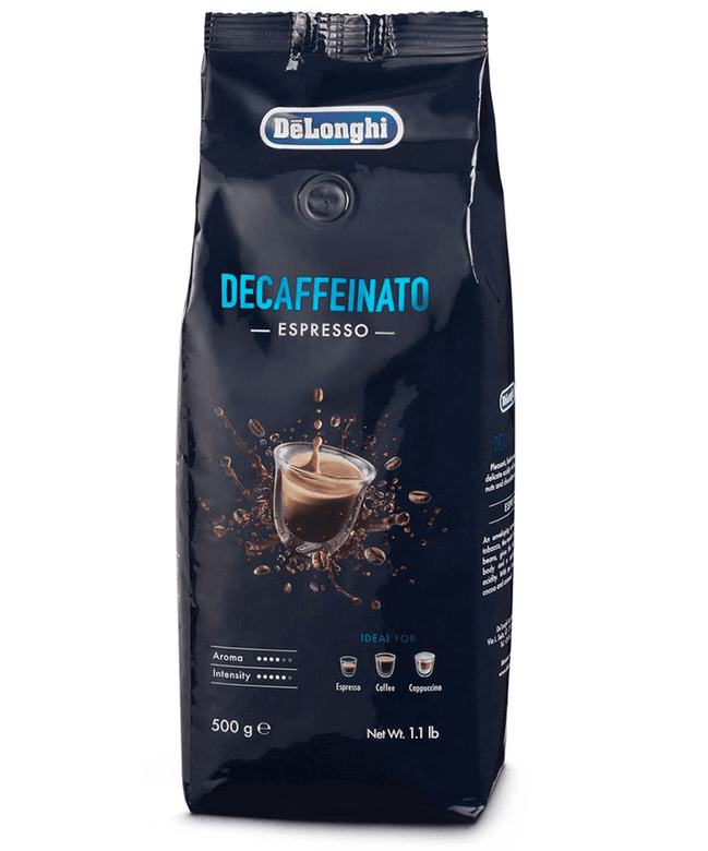 Кофе в зернах De'Longhi Decaffeinato DLSC607 (500 г)