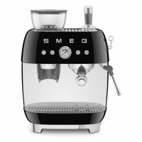 Кофемашина SMEG EGF03BLEU черный, рожковая, эспрессо, встроенная кофемолка