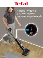 Моющий пылесос вертикальный беспроводной Tefal X-Clean 7 GF5736F4, с влажной и сухой уборкой, самоочисткой, подсветкой зоны уборки