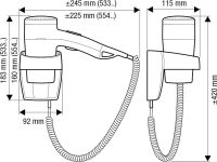 Фен Valera Premium 1200 Super 533.03/038A  55330100