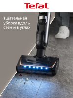 Моющий пылесос вертикальный беспроводной Tefal X-Clean 7 GF5736F4, с влажной и сухой уборкой, самоочисткой, подсветкой зоны уборки