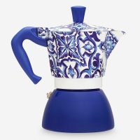 Гейзерная кофеварка Bialetti Moka Induction 5357 Dolce&Gabbana Blu Mediterraneo