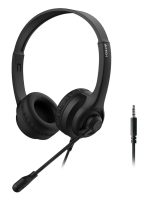 Наушники с микрофоном A4Tech HS-8i черный 1.8м накладные