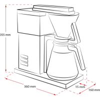 Капельная кофеварка Melitta One Therm 1031-11