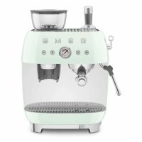 Кофемашина SMEG EGF03PGEU пастельный зеленый, рожковая, эспрессо, встроенная кофемолка