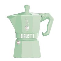 Гейзерная кофеварка Bialetti Moka Express Exclusive Green 9057, 3 чашки