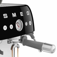 Кофемашина SMEG EGF03BLEU черный, рожковая, эспрессо, встроенная кофемолка