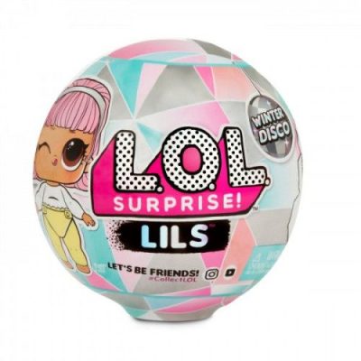 Кукла-сюрприз MGA Entertainment в шаре LOL Surprise Winter Disco Lil Sisters & Lil Pets, 559672/560319