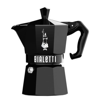Гейзерная кофеварка Bialetti Moka Express Exclusive Black 9065, 3 чашки