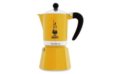 Гейзерная кофеварка Bialetti Rainbow Gialla Yellow на 6 порций 4983