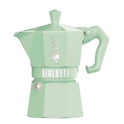 Гейзерная кофеварка Bialetti Moka Express Exclusive Green 9058, 6 чашек
