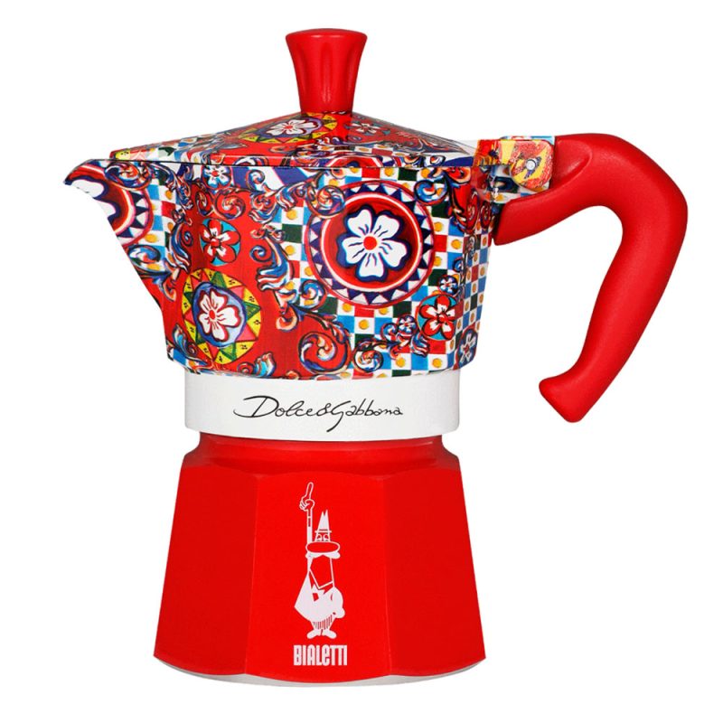 Гейзерная кофеварка Bialetti Moka Express 5329 Dolce&Gabbana Carretto Siciliano