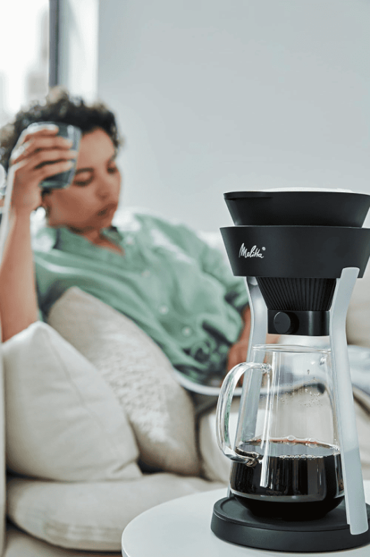 Кофейник для ручного заваривания Melitta AMANO Black-Silver