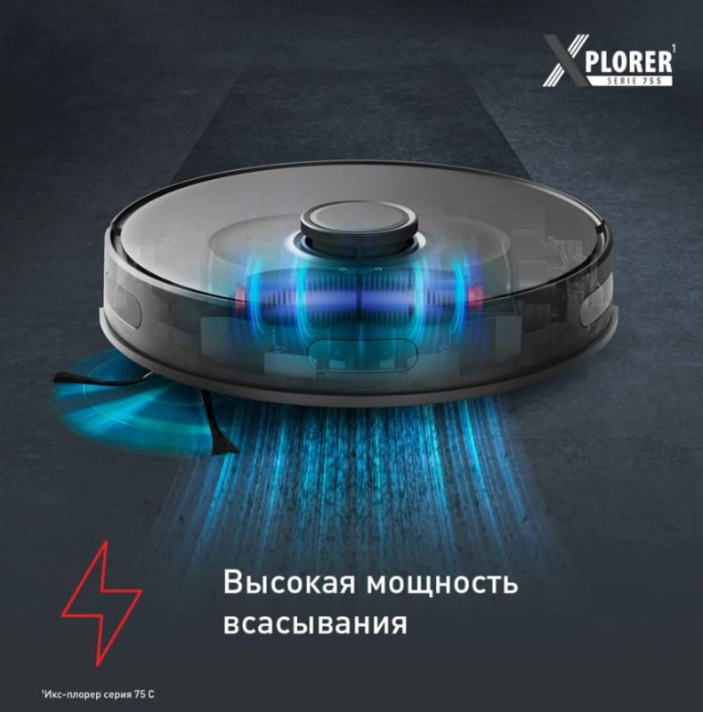 Робот-пылесос Tefal X-plorer Serie 75 S RG8575WH