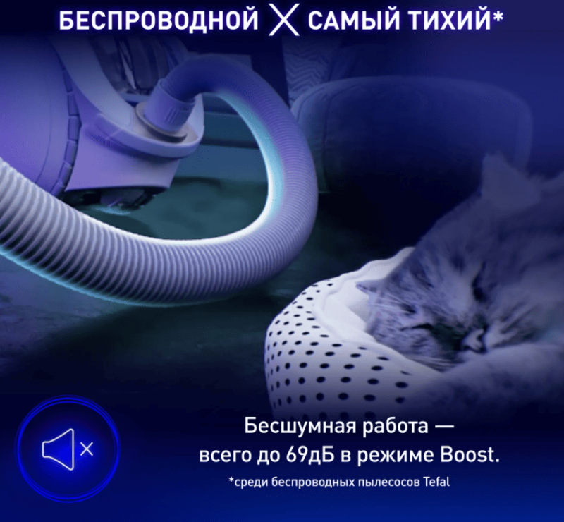 Беспроводной пылесос Tefal X-Ô 160 IQ7777EA