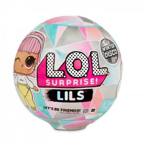 Кукла-сюрприз MGA Entertainment в шаре LOL Surprise Winter Disco Lil Sisters & Lil Pets, 559672/560319