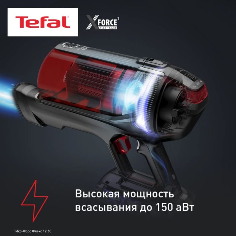 Беспроводной пылесос Tefal X-Force Flex 12.60 Animal Care TY98A9WO