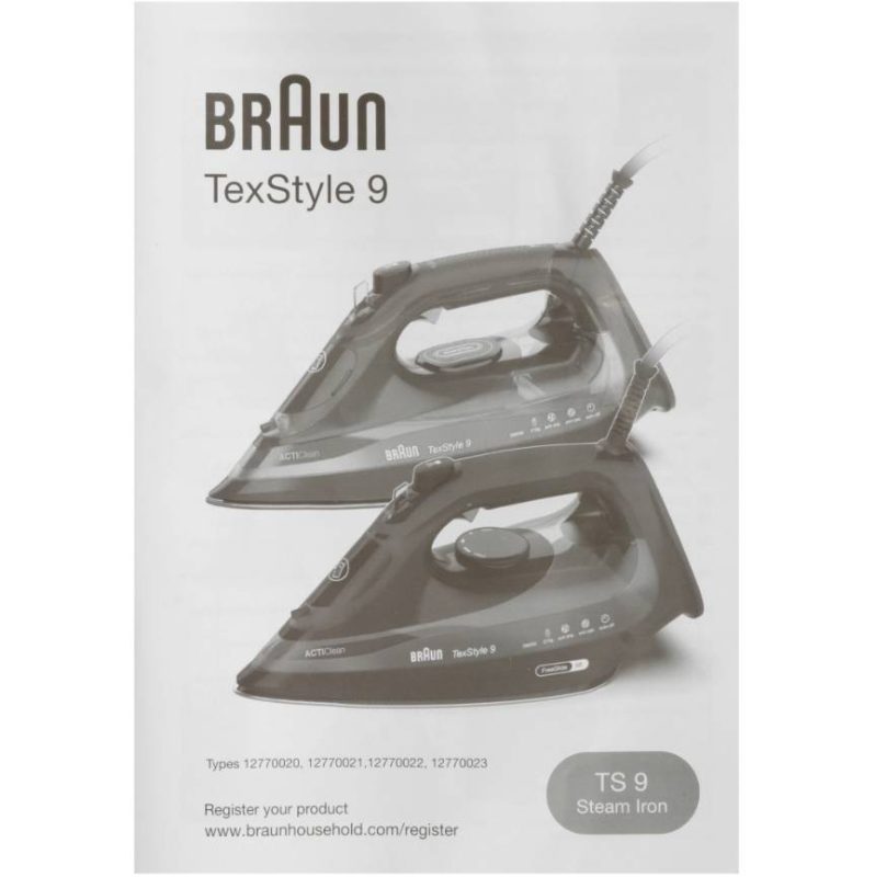 Паровой утюг Braun TexStyle 9 SI9661VI