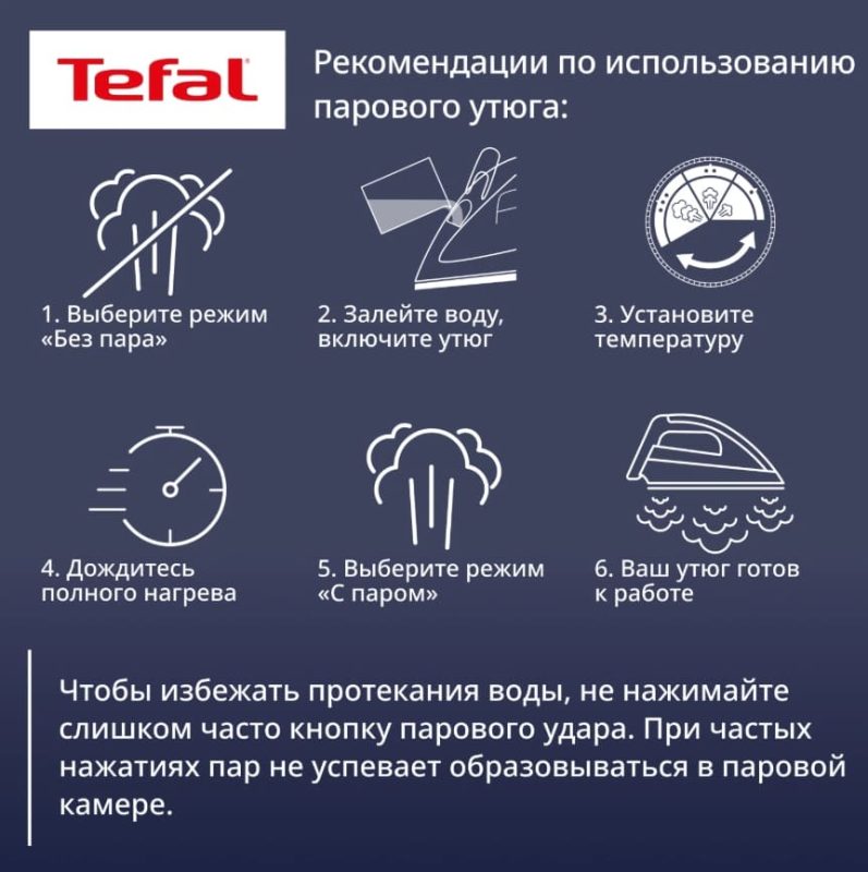 Паровой утюг Tefal EasyGliss Plus FV5720E0