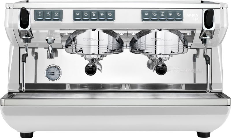 Nuova Simonelli Appia Life 2Gr V 220V white+economizer+high groups Рожковая кофемашина
