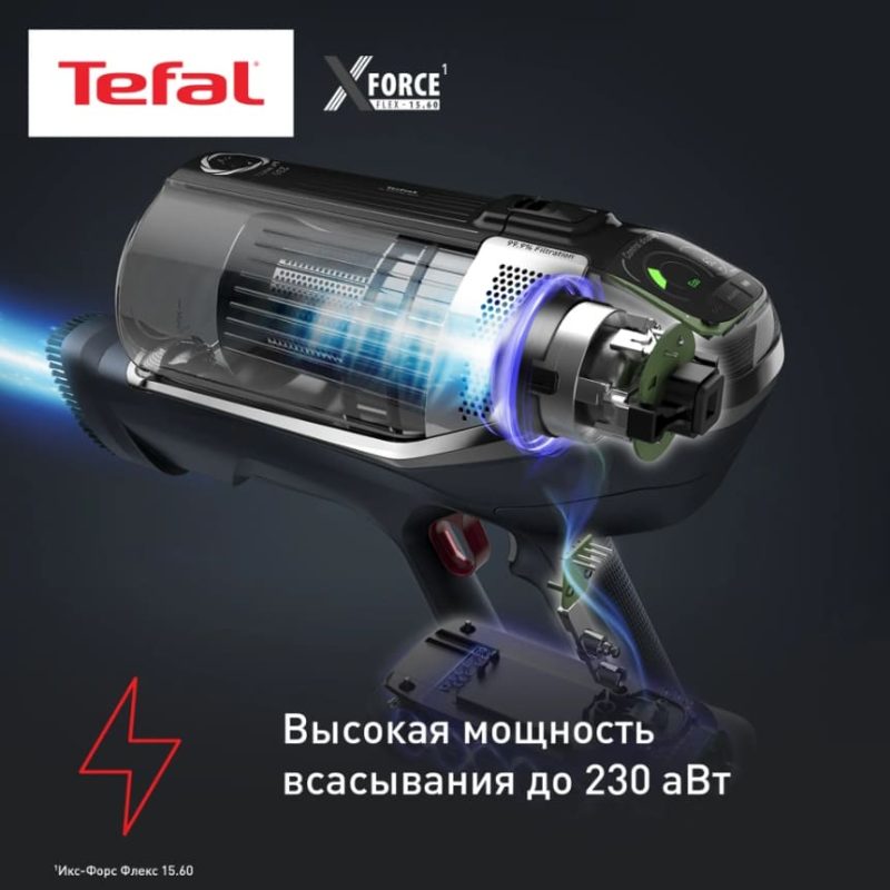 Беспроводной пылесос Tefal X-Force Flex 15.60 Pro TY99F1WO