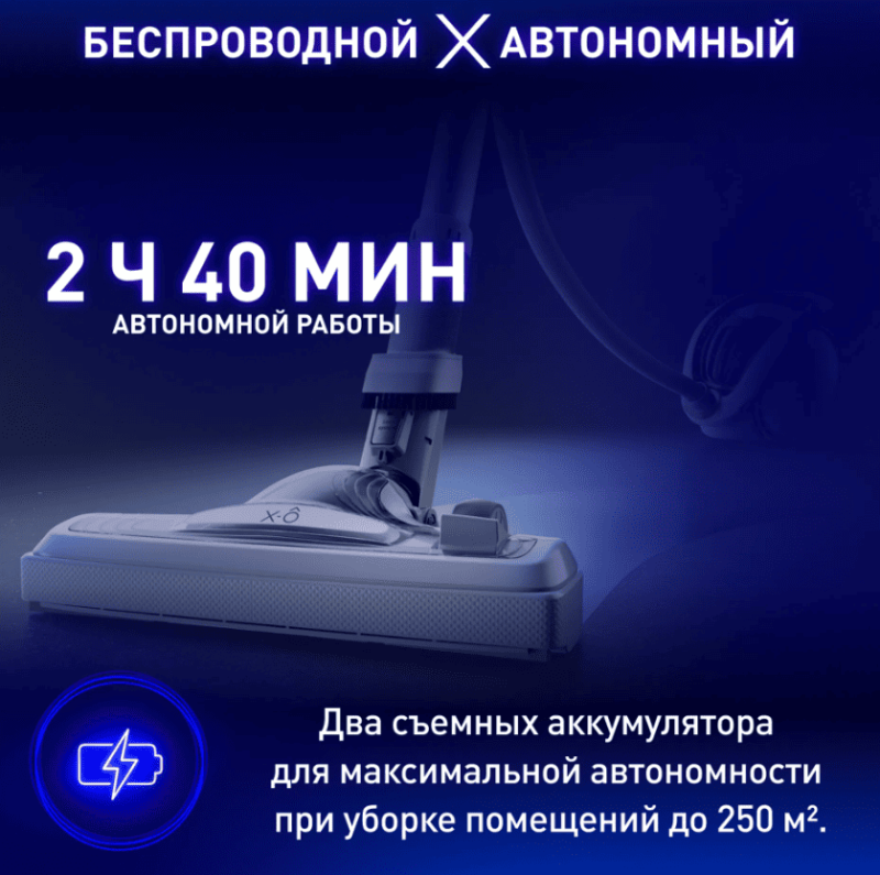 Беспроводной пылесос Tefal X-Ô 160 IQ7777EA