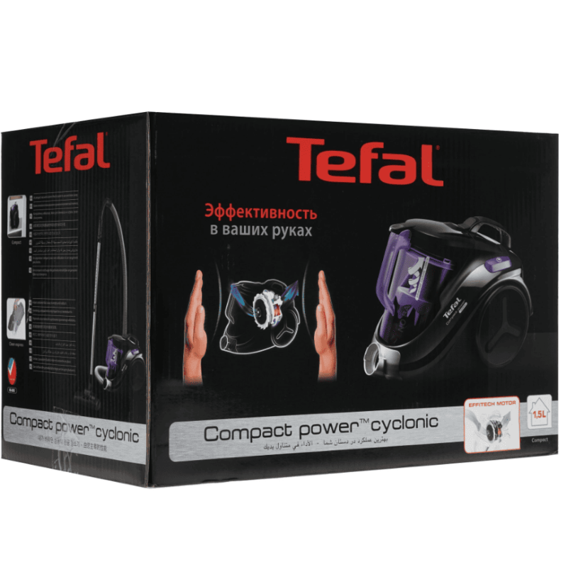 Безмешковый пылесос Tefal Compact Power Cyclonic Parquet TW3759EA