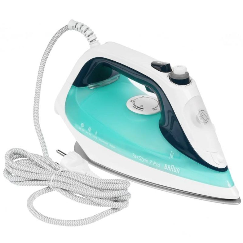 Паровой утюг Braun TexStyle 7 Pro SI7042GR (бирюзовый)