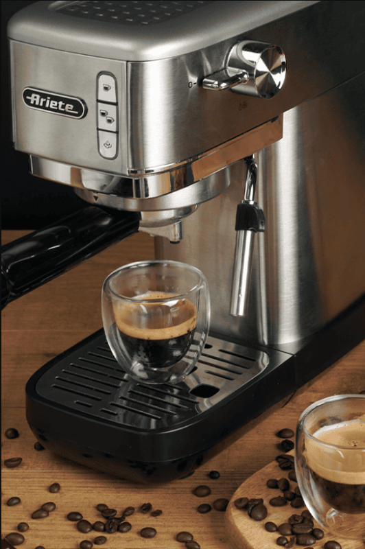 Рожковая кофеварка Ariete 1380/10 Perfetto Slim Metal