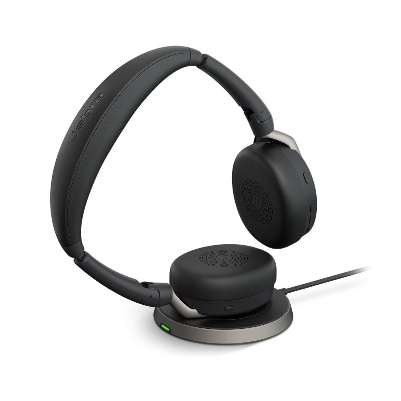 Jabra Evolve2 65 Flex [26699-989-889-01] - Гарнитура, UC Stereo Wireless Charging