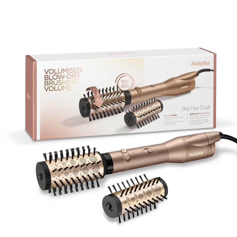 Фен-щетка BaByliss AS952E розовый/черный